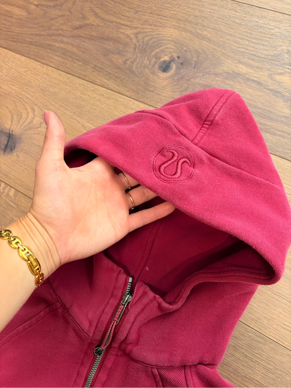 Lululemon Raspberry Scuba Oversized Hoodie - Picture 3 of 4